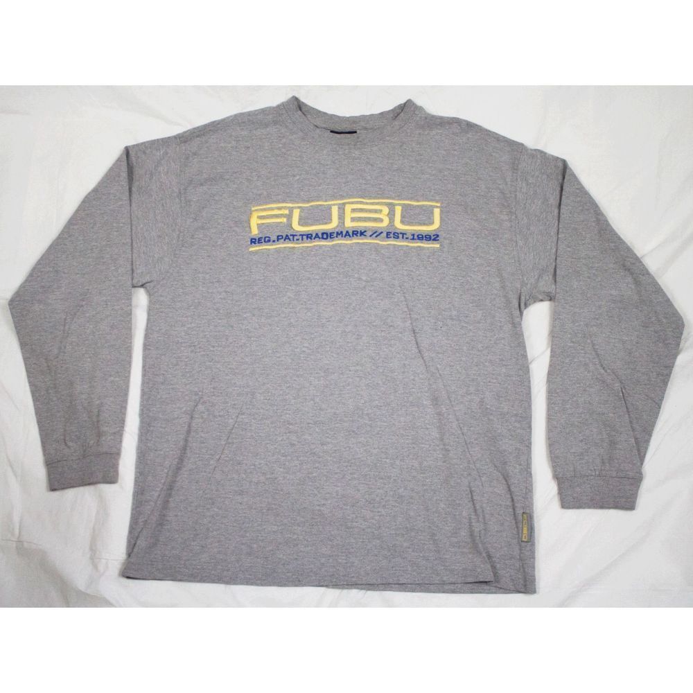 SOLD Vintage FUBU Embroidered Spell Out Logo‎ T-Shirt